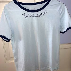 Light blue t shirt